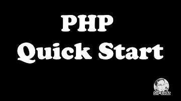 PHP Quick Start - Lesson 1 - by Sir Eudz