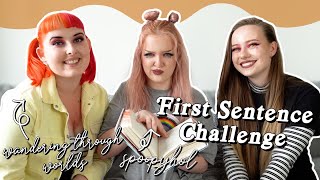 First Sentence Challenge | feat. Spoopyhol & Wandering Through Worlds!