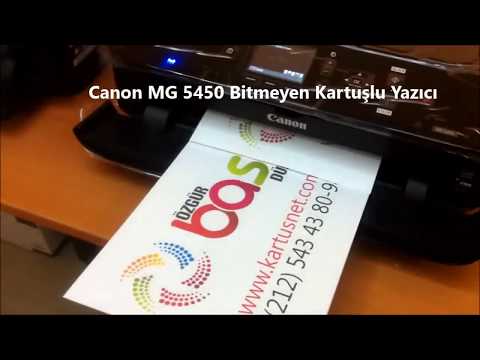 Canon MG5450 Bitmeyen Kartuşlu Yazıcı
