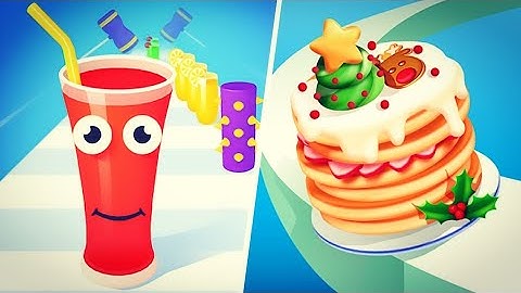 pancake Run | Juice Run - All Level Gameplay Android, ios- NEW BIG APK UPDATE