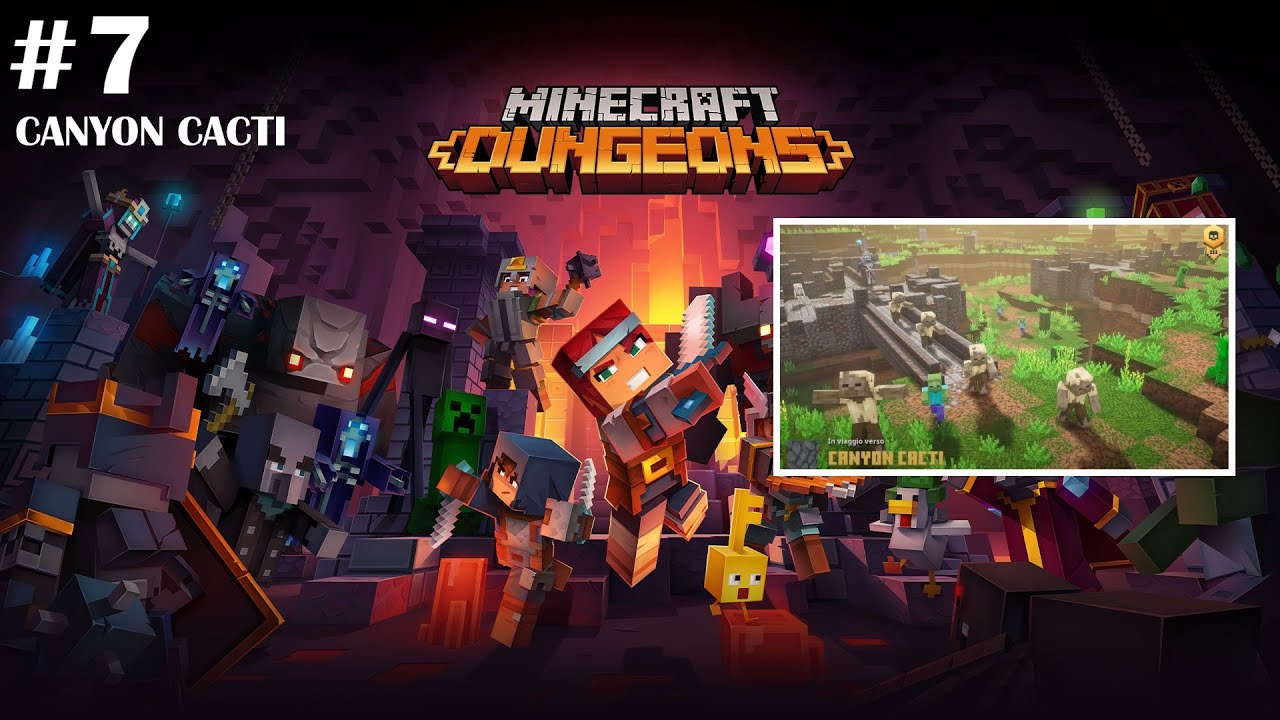 Canyon Cacti | Minecraft Dungeons | Gameplay ITA [PS4] | #7 - YouTube