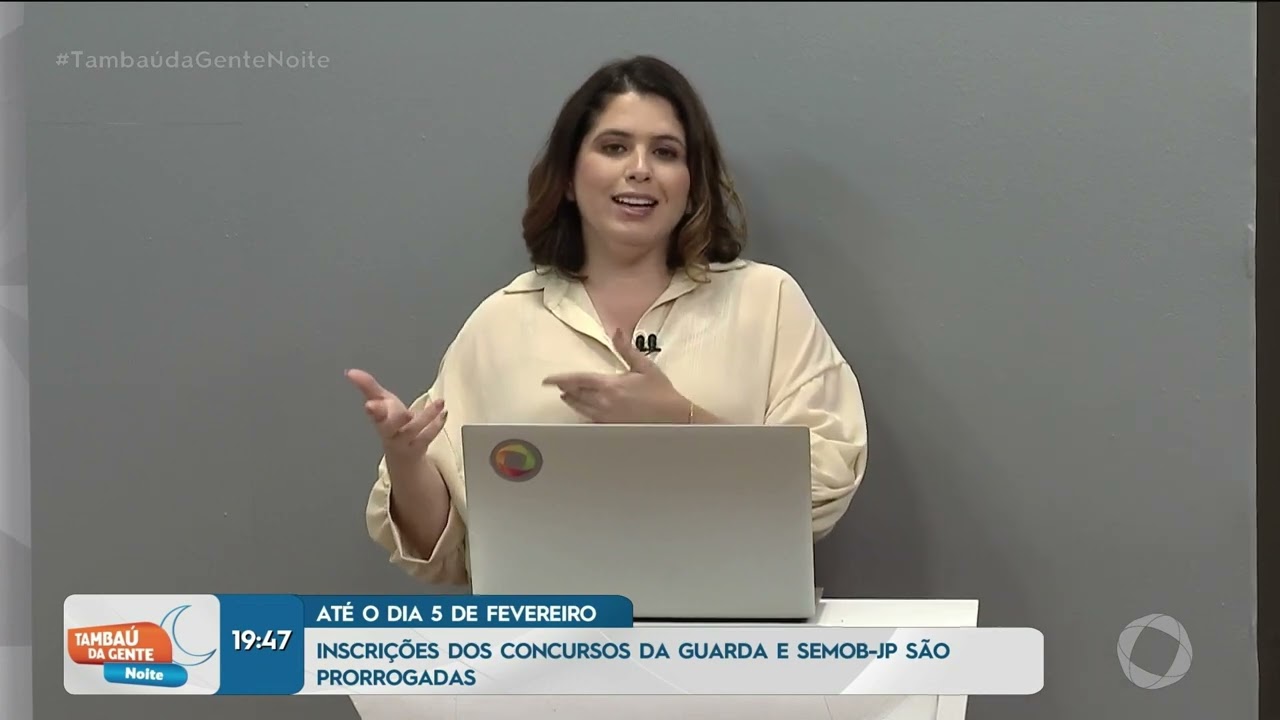 Inscrições dos concursos da guarda e Semob-JP são prorrogados - Tambaú da Gente Noite