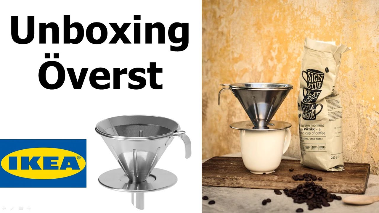 Unboxing / Review IKEA UPPHETTA - French Press Coffee Maker ou Cafeteira Prensa  Francesa - YouTube