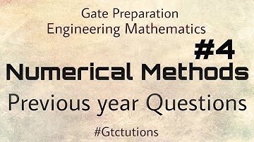Gate Previous Year Questions : Numerical Methods #4