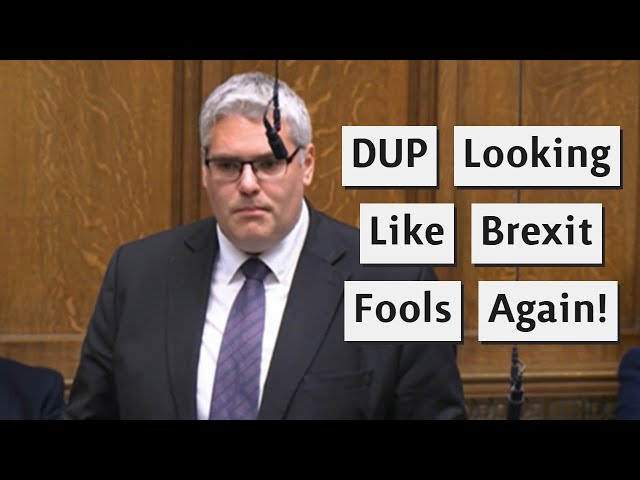 DUP Thrown Under A Bus Again By The Tory Government On Immigration! class=