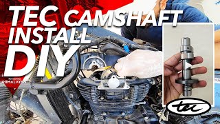 TEC PERFORMANCE CAMSHAFT FOR ROYAL ENFIELD HIMALAYAN INSTALL