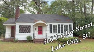 506 Taylor Street Home For Sale In Lake City, SC