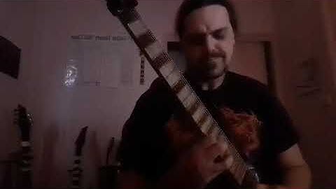 Ollie Morgan of Necrophaty improvising some sick solos