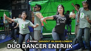 DANCER PENDAMPING YURANI SANGAT ENERJIK IKUT NYANYI LAGU JURAGAN EMPANG DI IRAMA DOPANG