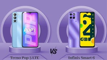 Tecno Pop 5 LTE Vs Infinix Smart 6 - Full Comparison [Full Specifications]