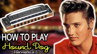 Video thumbnail of "HOUND DOG HARMONICA ( C DIATONIC ), ARMÓNICA C, BLUES HARP C, GAITA DE BOCA C, MUNDHARMONIKA C"