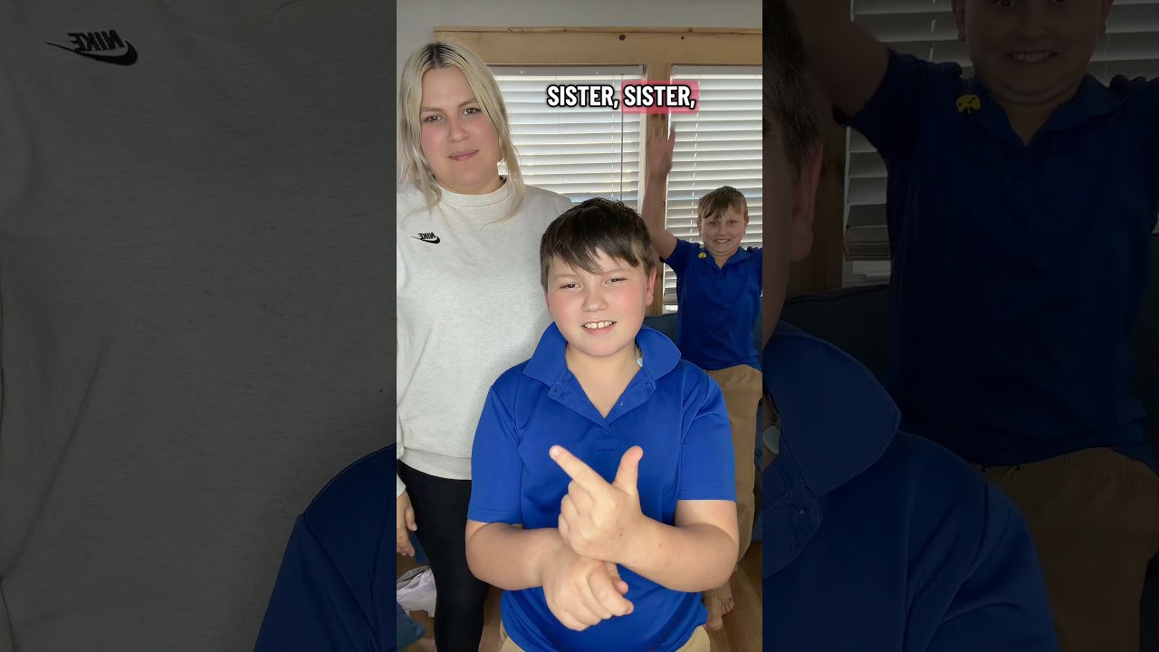 Learn how to sign sister in #signlanguage #fyp #asl #deaf #cochlearimplant #cochlearimplantkids