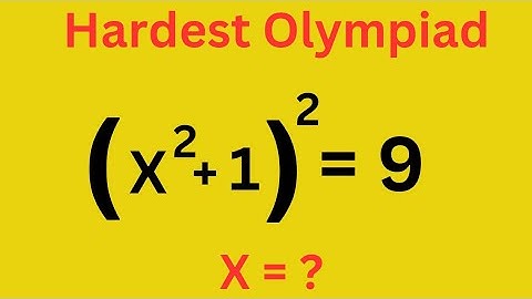 Olympiad Mathematics || The complete solution || Hardest Math ||