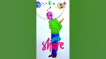 Which is real face of baldi basics #viral #art #baldisbasics #baldiback