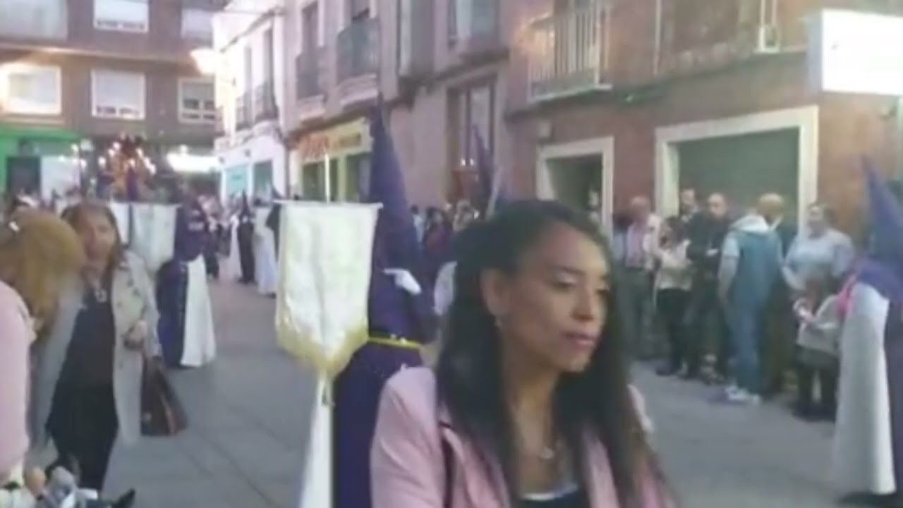Santisimo Niño Jesús en calle Santísimo. Viernes Santo 2023. Puertollano.