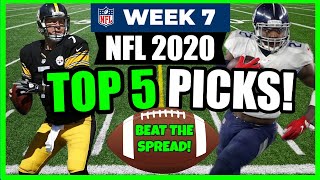 NFL 2020 Week 7 Top 5 NFL Game Predictions Weekly NFL Picks