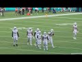 Final play Dolphins host Patriots. Tua sacked