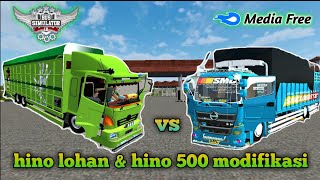 terbaru || mod bussid hino lohan dan new hino 500 full anim 2020