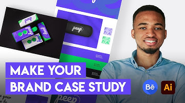 How To Make A Behance Case Study in Adobe Illustrator