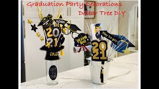 Graduation Decoration 2 DIY Dollar Tree $5.00 each