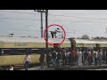 Accident Happens !! A Man on The Roof of Train || Panto Touches Train