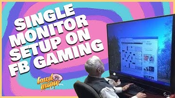 How to Stream in Facebook Gaming with only One Monitor (Not Restream)