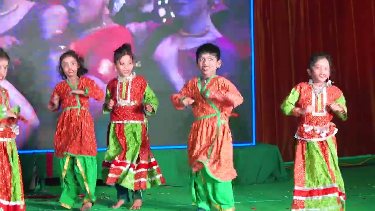 Dance Performance by Students of Classes 1 & 2 on Golden Sparrow Song