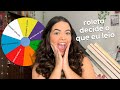 uma roleta escolheu minhas leituras | vlog de leitura