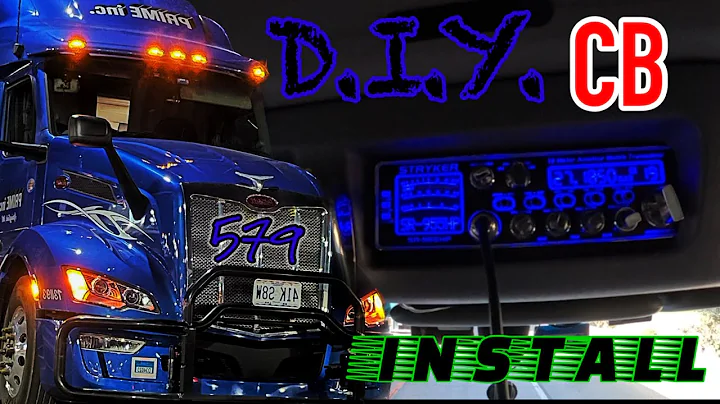 Stryker 955 CB D.I.Y. Install on a Prime Inc 2023 Peterbilt 579🤑