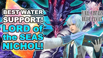 Final Fantasy Brave Exvius - Unit Reviews, Guides, Rotations - How to use Lord of the Seas Nichol!