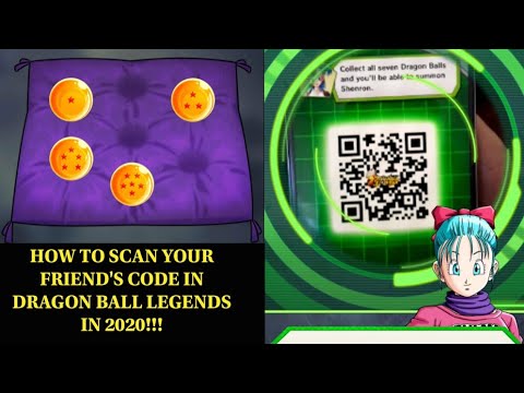 How To Scan Your Friend Code In Dragon Ball Legends 2020 Youtube