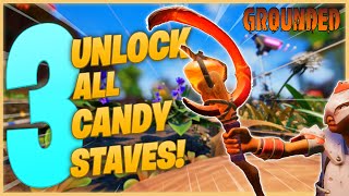 How To Unlock The Candy Staves In Grounded 1.0