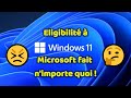 Windows 11  eligibilit le grand nimporte quoi chez microsoft 