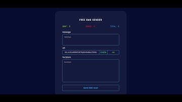 Free sms sender - bulk sms sender with nomaxsms.me api