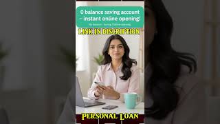 0 Balance Saving Account – No Minimum Balance, Full Benefits! #shorts #loans