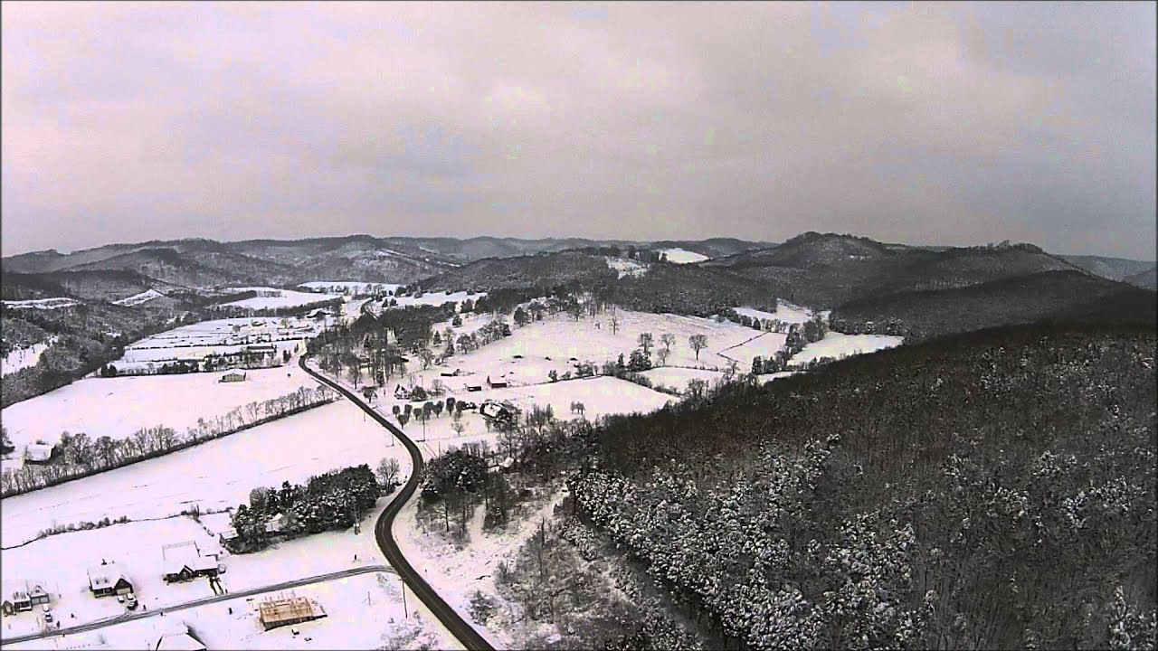 January 2016. Snow in Woodbury, Tn. Cannon County YouTube