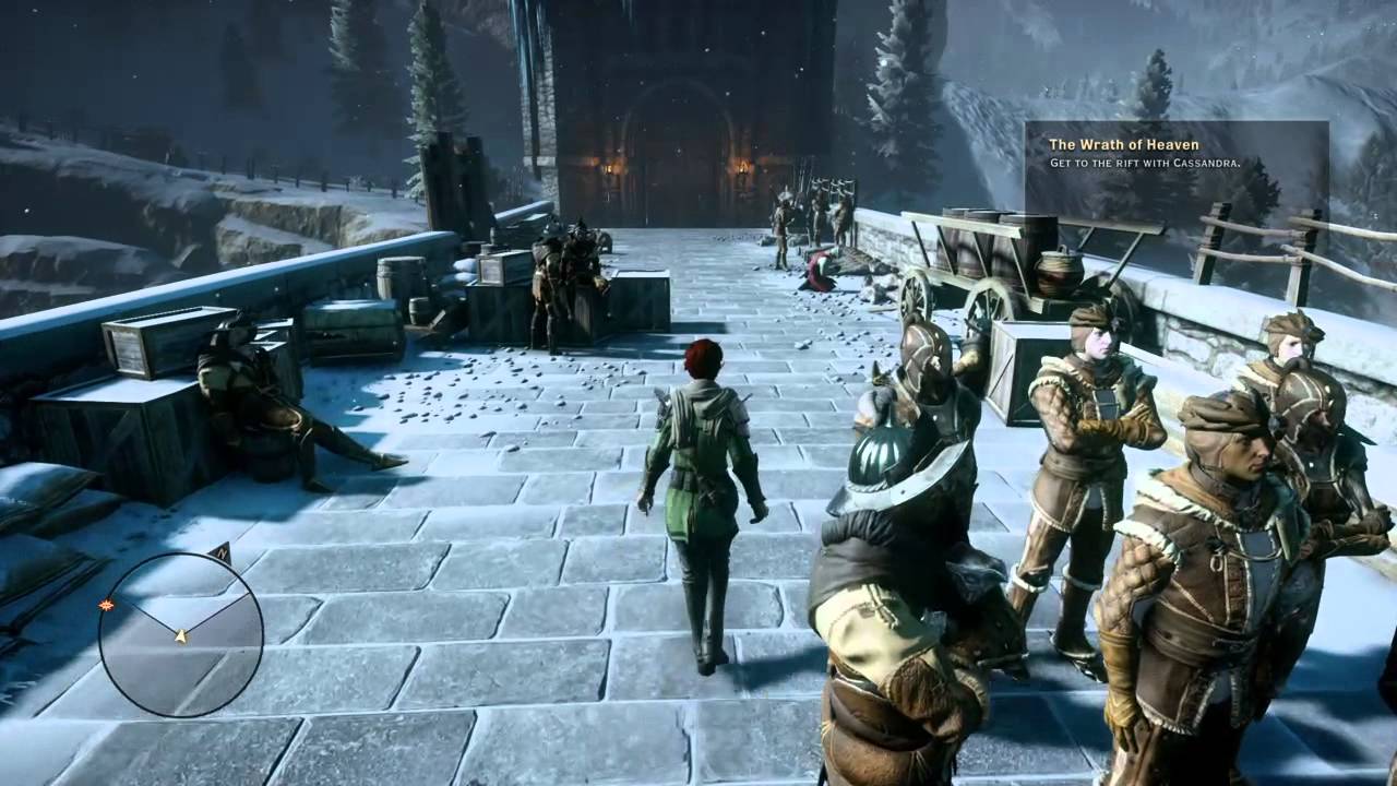 Da Inquisition Map Dragon Age: Inquisition First Map - YouTube
