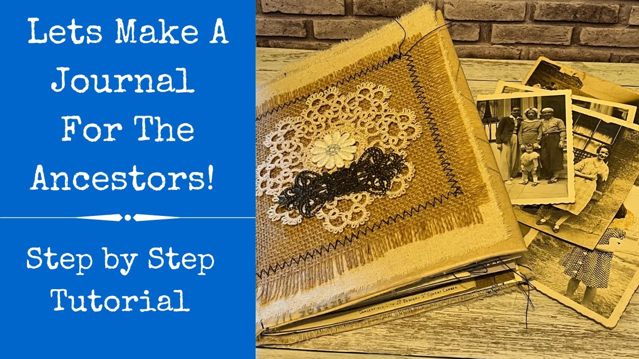 Make A Journal For The Ancestors! | Step by Step Tutorial | Super Easy ...