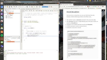 JDBC MySQL Select Statement