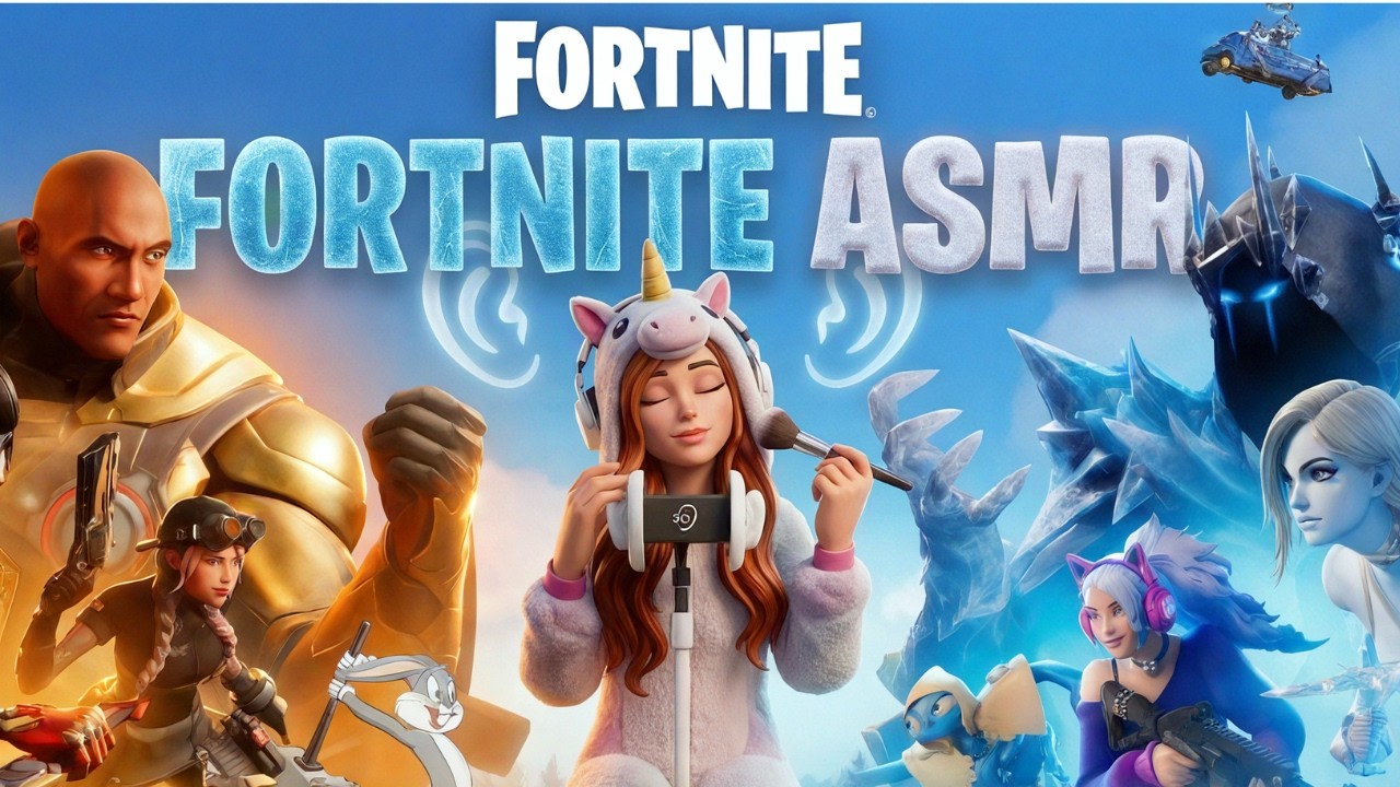 Fall asleep while I play Fortnite ASMR Gaming