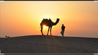 Dubai beach-Slow motion/ Arabic instrument music no copyright