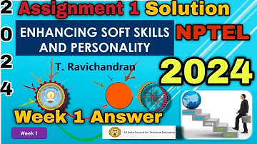 Enhancing Soft Skill and Personality Assignment 1 Solution #week1 #nptel