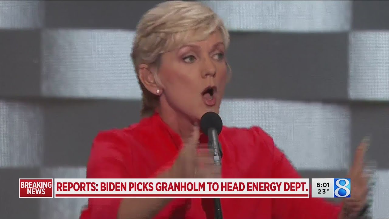 Biden to name Granholm as energy secretary