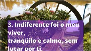 Video thumbnail of "Se sofrimento te causei Senhor"