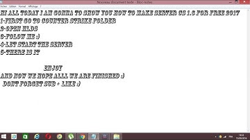 how to creat server cs 1.6 for free 2017 work 100% {Whizz}