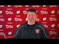 Mason Posa and Sebastian Cheeks  Media Availability || Wisconsin Football || April 15, 2026