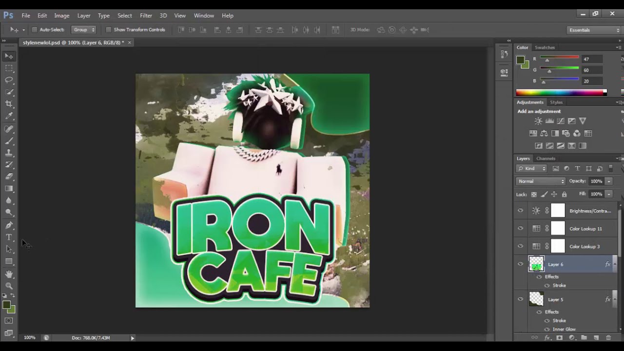 Speed Gfx For Iron Cafe Kaell Youtube - cafe aesthetic roblox gfx