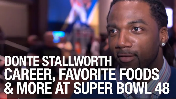 Donte Stallworth Talks Career Options, Favorite Foods And More at Super Bowl 48