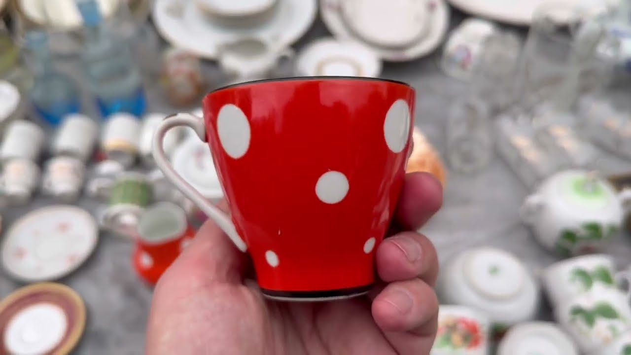 Рідкісні ЗНАХІДКИ НА БАРАХОЛЦІ. ПОЧАЙНА, ЇЇ НАВІТЬ СОБАКИ ЛЮБЛЯТЬ++ @Український порцеляновий посуд