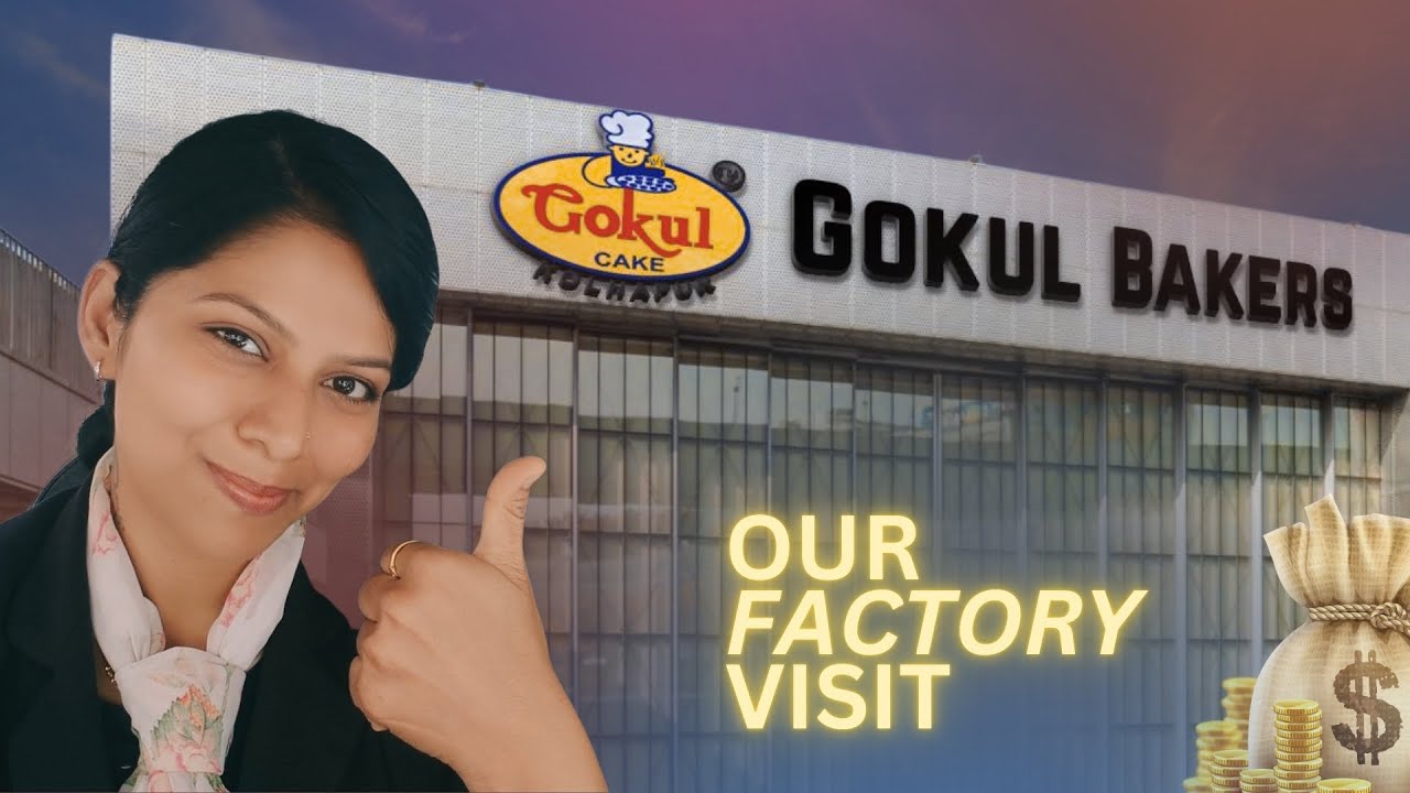 Inside Gokul Bakers Factory in Kolhapur | Bakery Manufacturing Unit Tour | Marathi Vlog